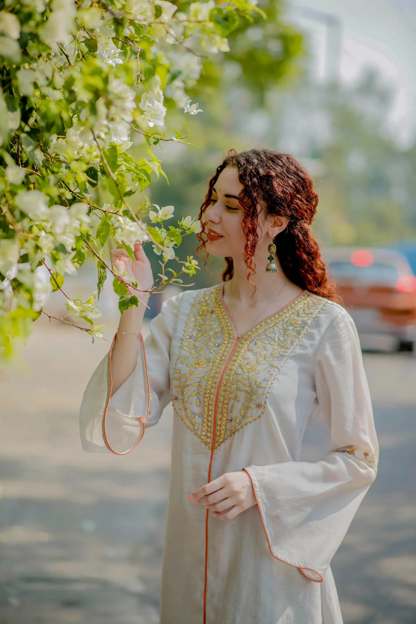 Women’s wear - Gotapatti Embroidered Grey kurta palazzo set