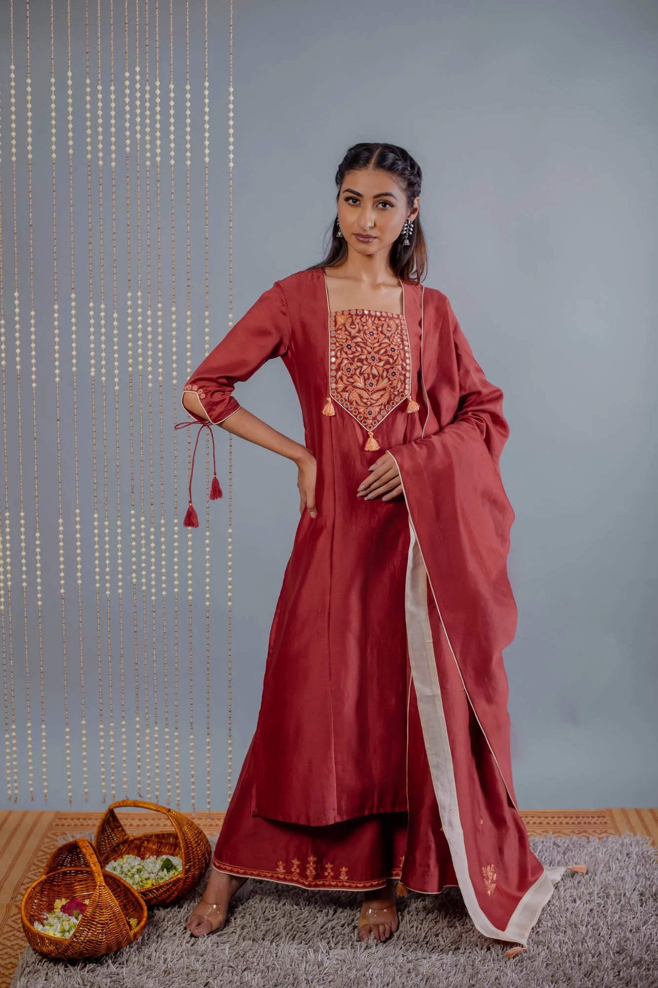 Embroidered Kurta set for women