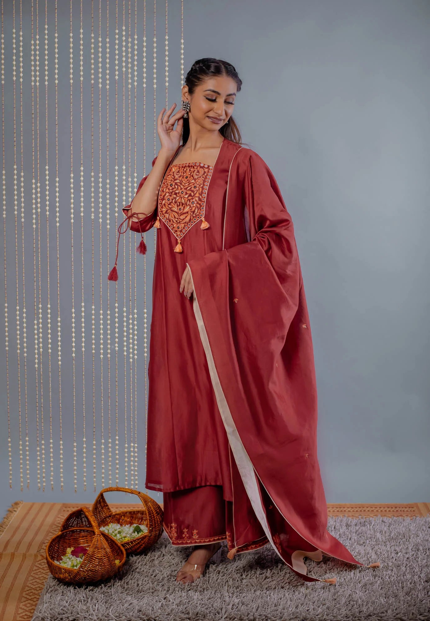 Embroidered Kurta set for women
