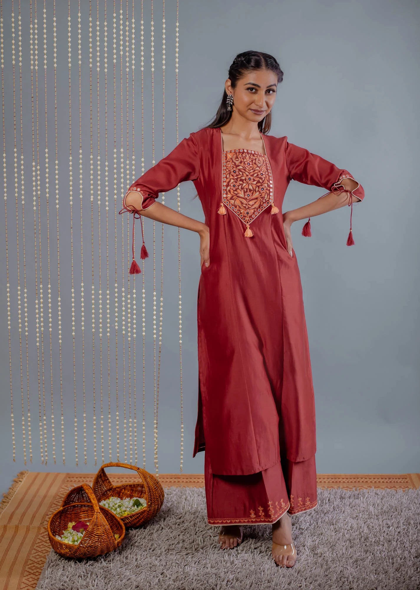 Embroidered Kurta set for women