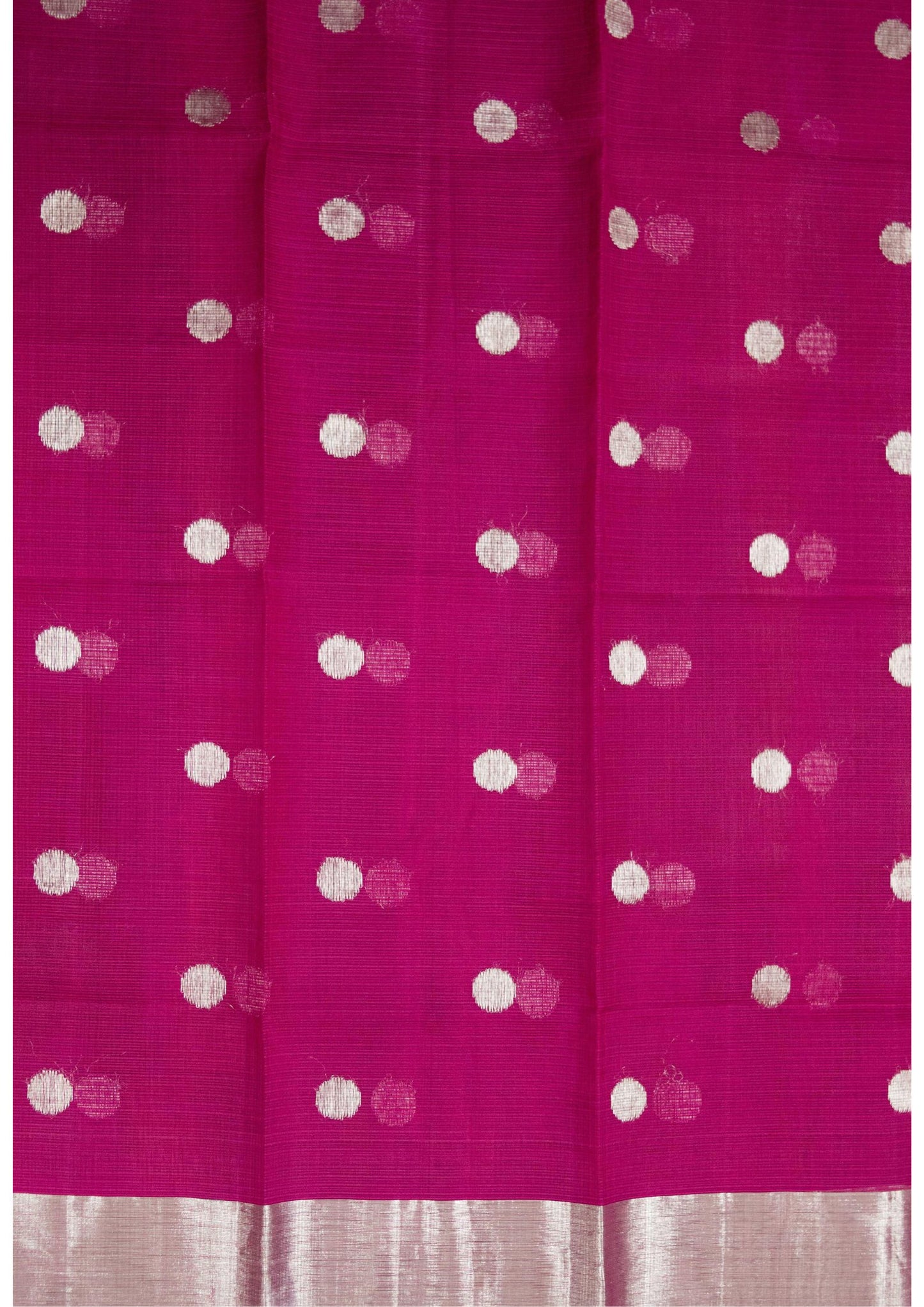 Light Pink Pure Zari Tissue Kota Saree