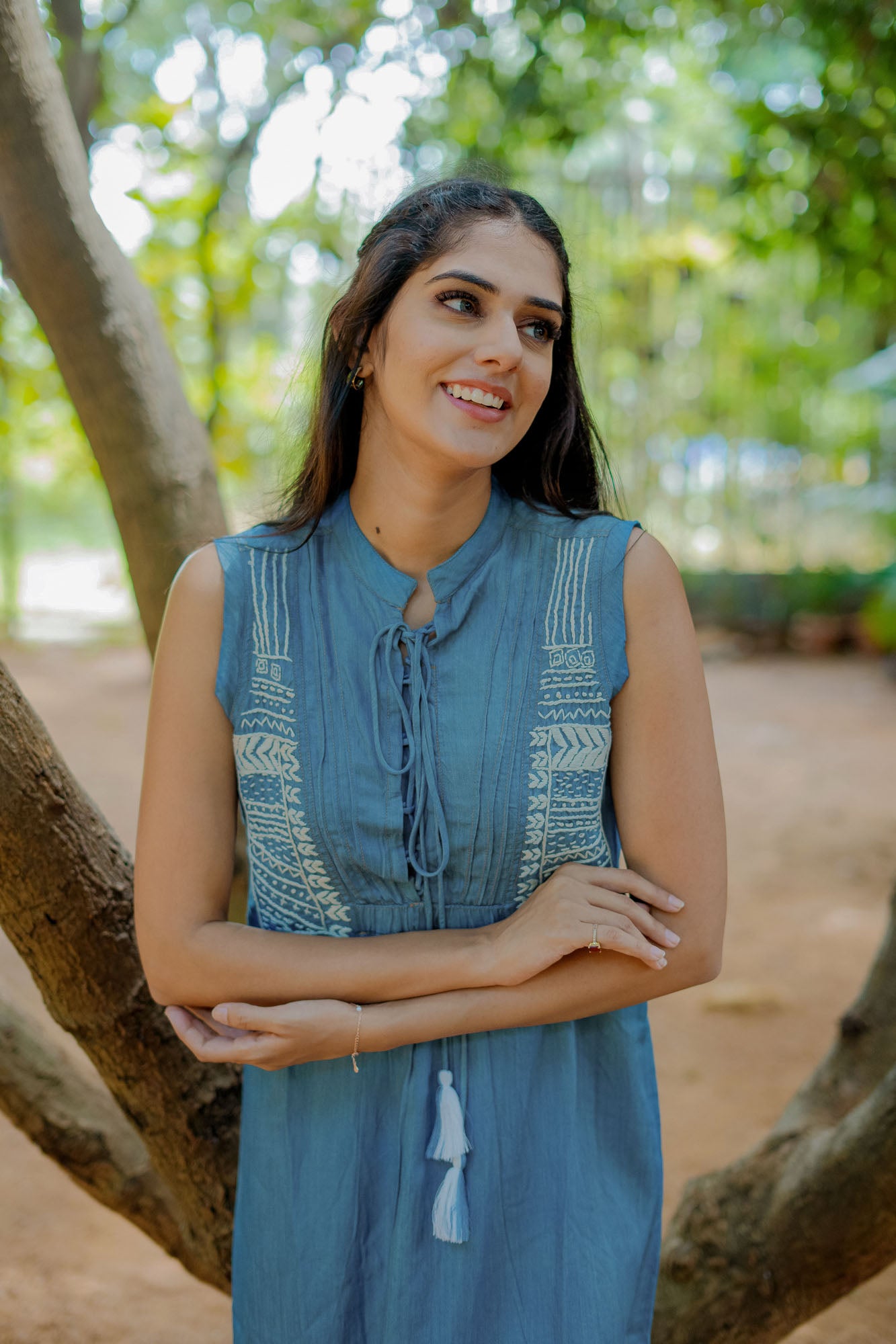 Sleeve less dress