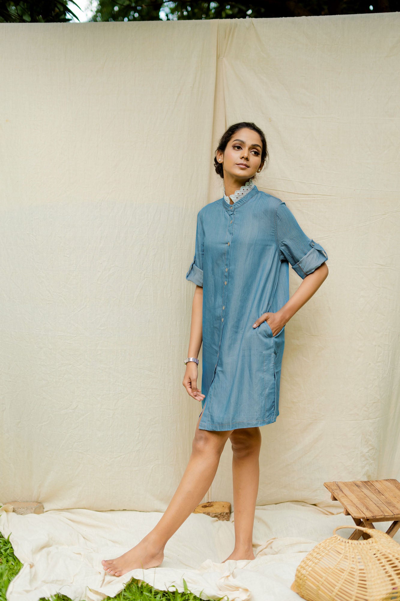 Shirt dress for women