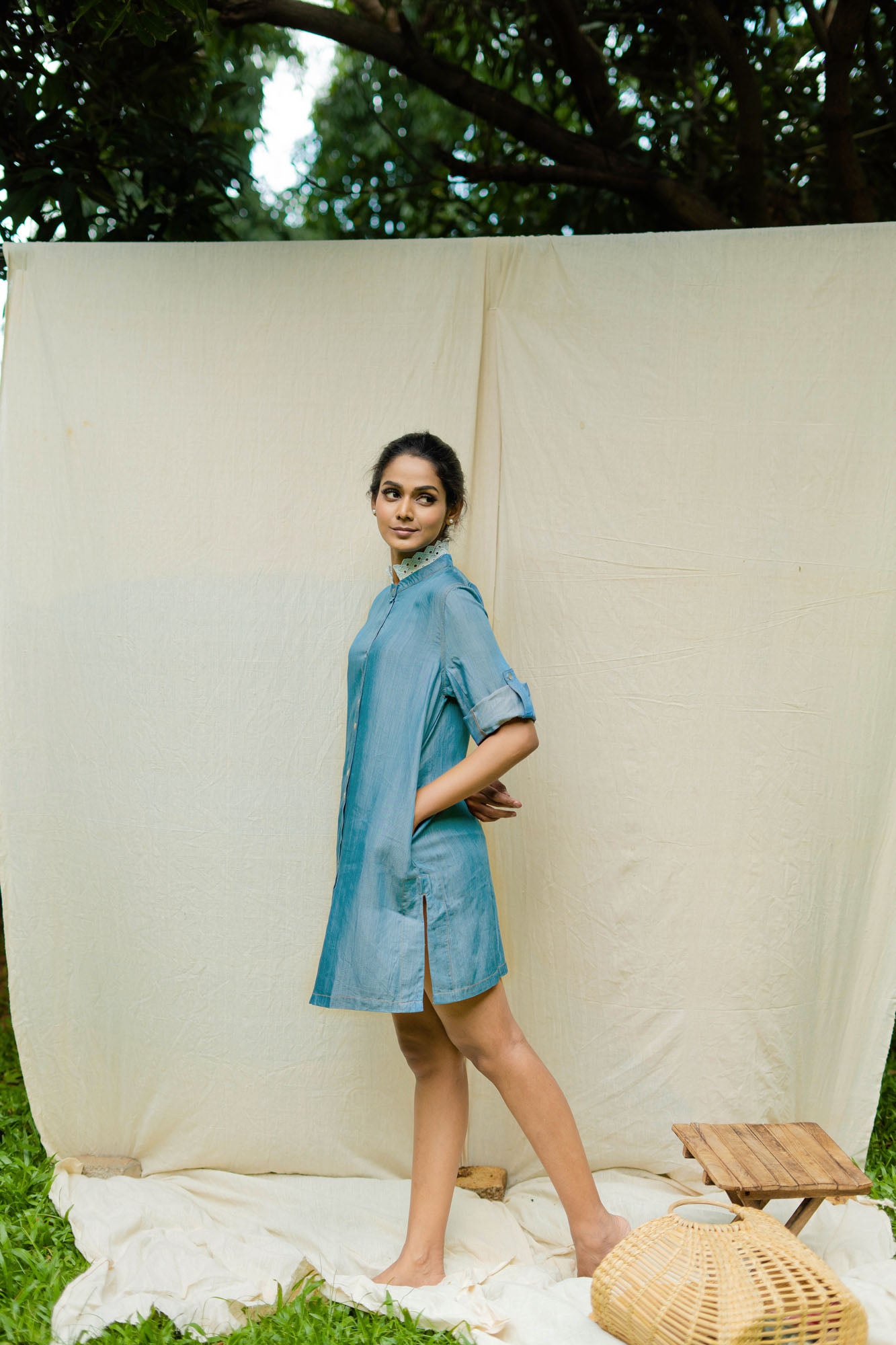 Shirt dress for women