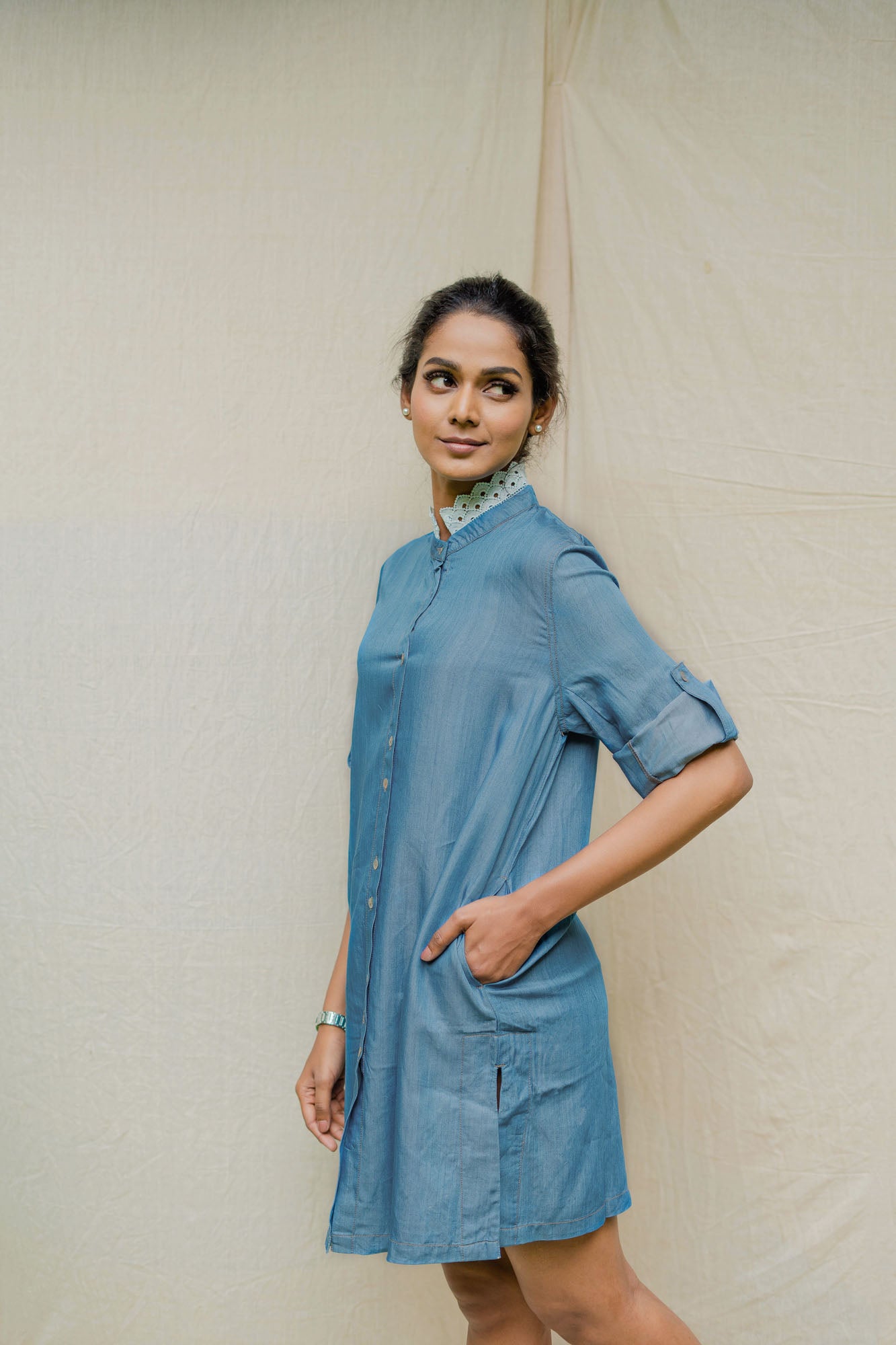 Shirt dress for women
