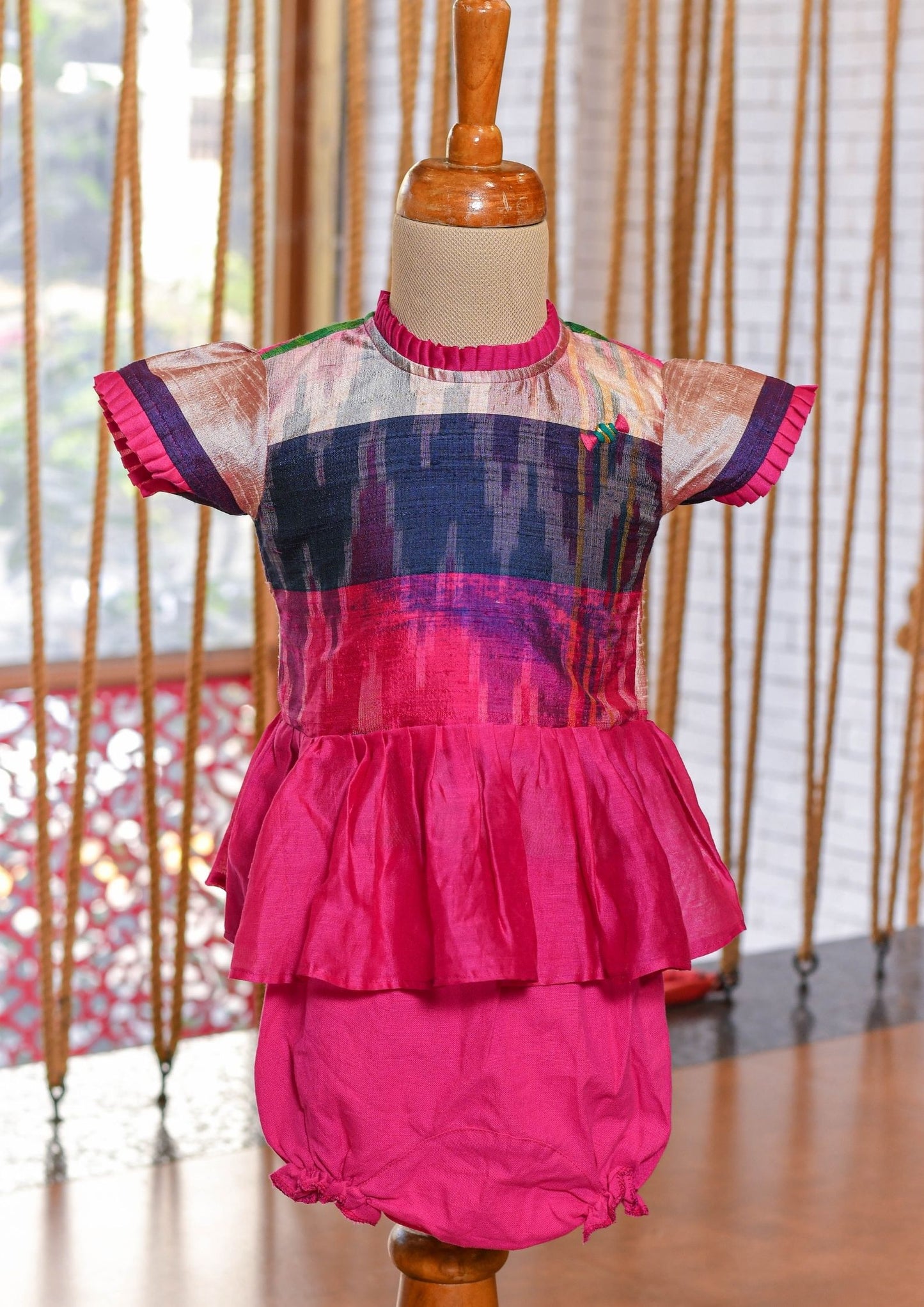 Kids girls - silk top and bloomers