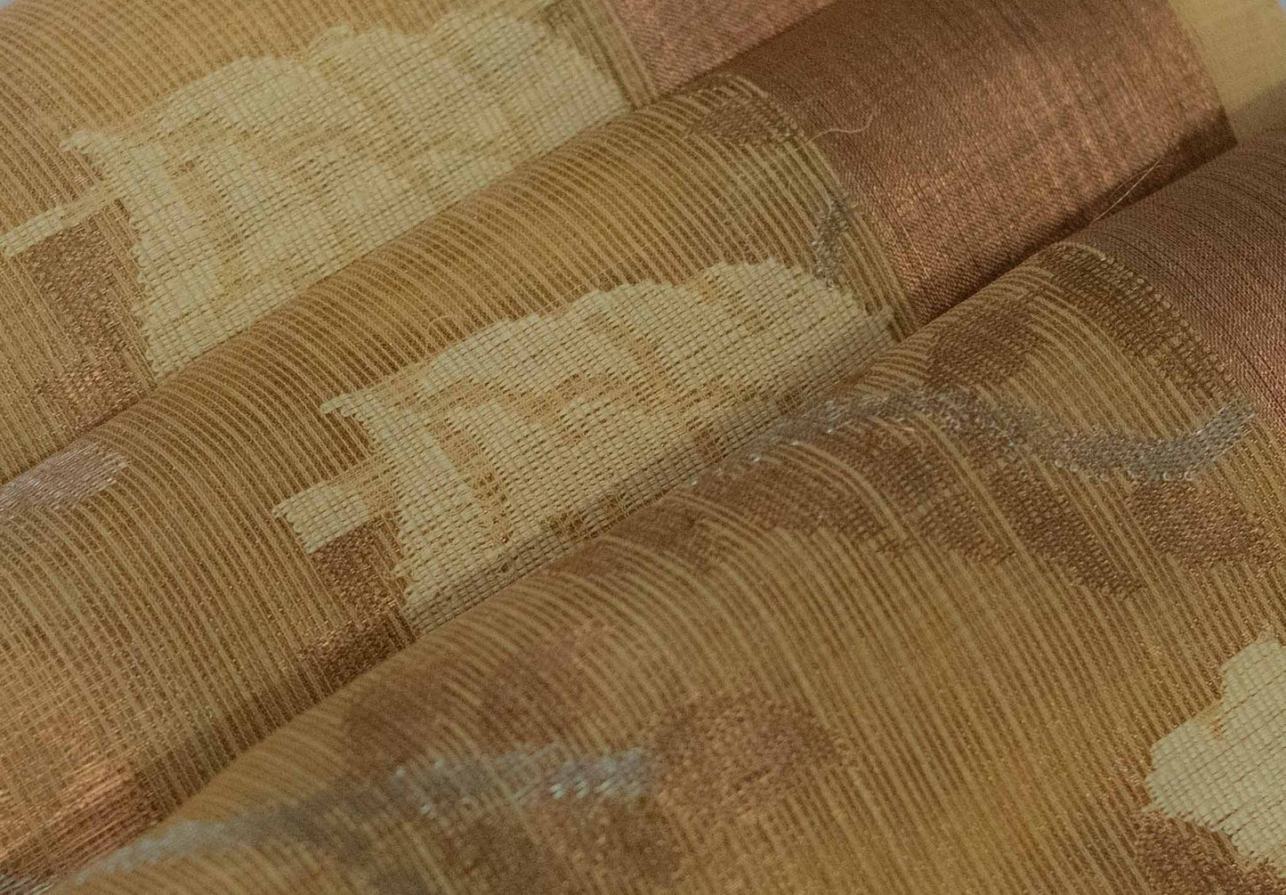 Golden zari kota saree