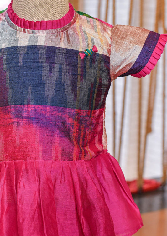Kids girls - silk top and bloomers